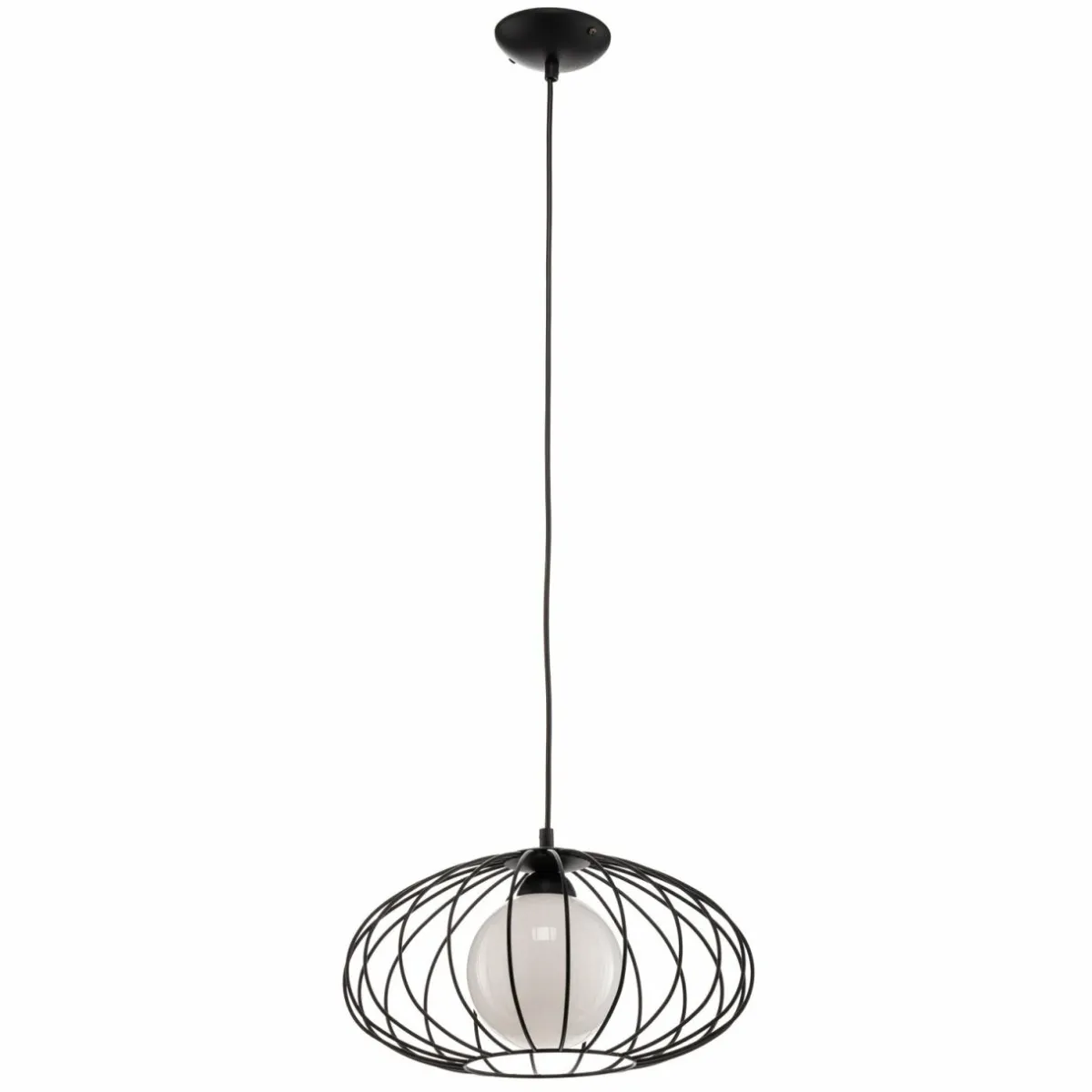 suspension_kronos_avec_un_abatjour_en_cage_noir_1.webp Cheap Eko-Light Suspension Kronos avec un abat-jour en cage noir