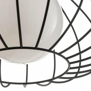 Cheap Eko-Light Suspension Kronos avec un abat-jour en cage noir