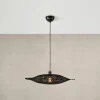 Online Markslöjd Suspension Kumo en bambou, noir, 75 cm