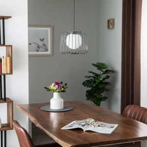 Hot Lucea Suspension Ladore Ø 27 cm, noire-chromée