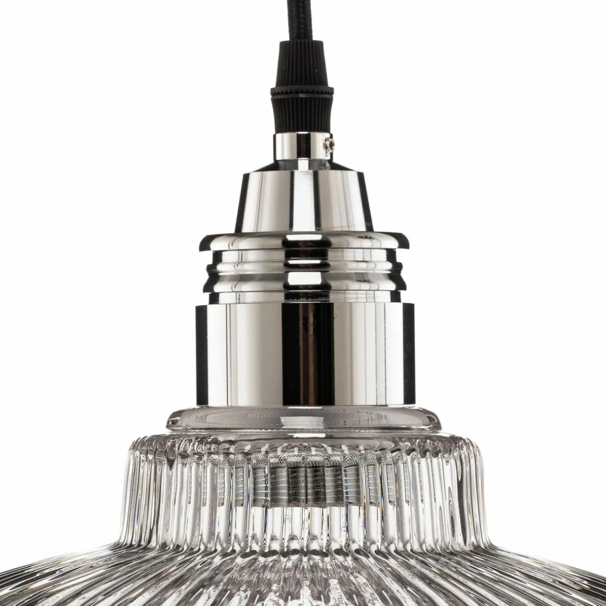 suspension_leana_transparent__lampe_chrome_2.webp Store Lamkur Suspension Leana, transparent, 1 lampe, chromée