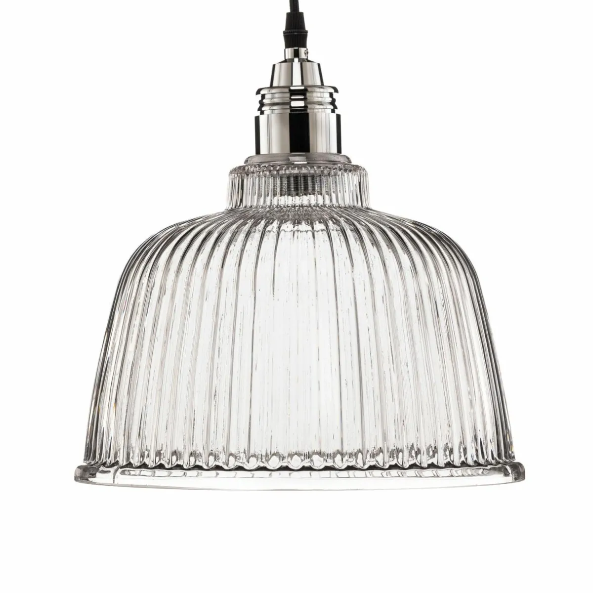 suspension_leana_transparent__lampe_chrome_3.webp Store Lamkur Suspension Leana, transparent, 1 lampe, chromée