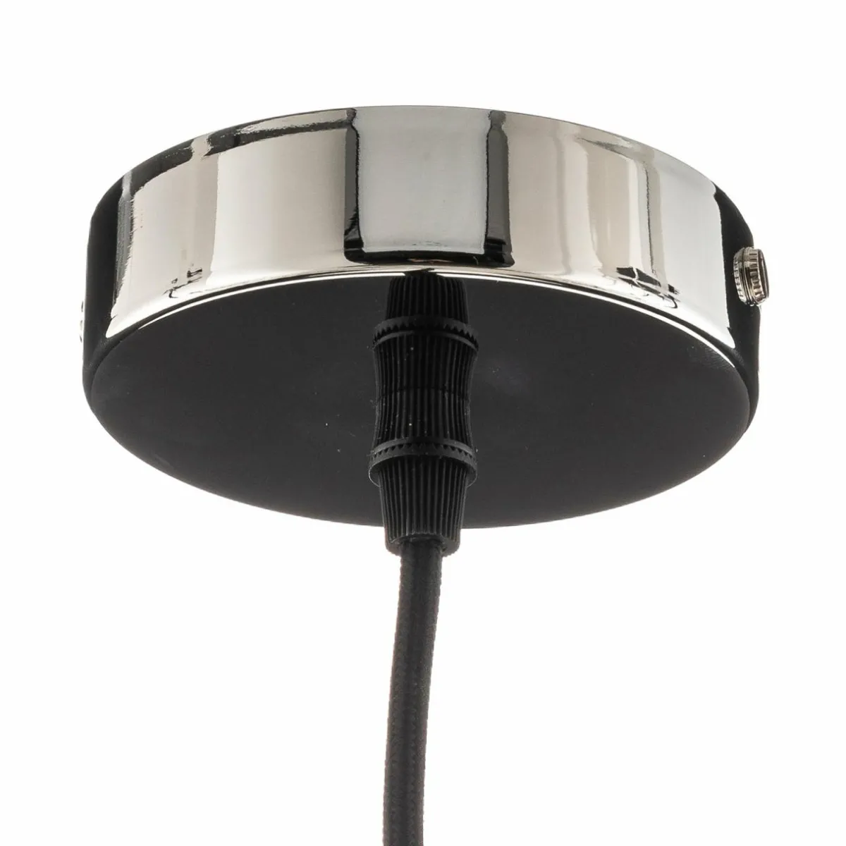 suspension_leana_transparent__lampe_chrome_4.webp Store Lamkur Suspension Leana, transparent, 1 lampe, chromée
