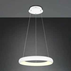 Shop Trio Lighting Suspension LED Cardona, Ø 62 cm, blanc, CCT, métal