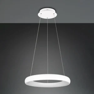Shop Trio Lighting Suspension LED Cardona, Ø 62 cm, blanc, CCT, métal