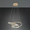 Flash Sale Trio Lighting Suspension LED Darvin longueur 64 cm, doré, métal, CCT