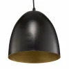 Discount EMIBIG LIGHTING Suspension Lenox, à 1 lampe, noire/dorée