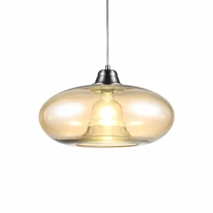 Best NOWA GmbH Suspension Lille avec abat-jour en verre, ambre