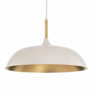 Best Sale Eko-Light Suspension Lincoln, blanche/dorée