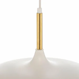 Best Sale Eko-Light Suspension Lincoln, blanche/dorée