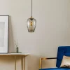 Cheap Solbika Lighting Suspension Linkeus II abat-jour en verre gris fumé Ø 19cm