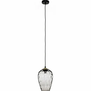 Cheap Solbika Lighting Suspension Linkeus II abat-jour en verre gris fumé Ø 19cm