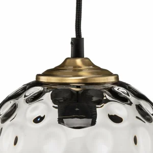 Cheap Solbika Lighting Suspension Linkeus II abat-jour en verre gris fumé Ø 19cm