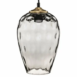 Cheap Solbika Lighting Suspension Linkeus II abat-jour en verre gris fumé Ø 19cm