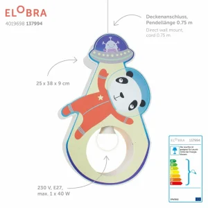 Shop Elobra Suspension Little Astronauts panda