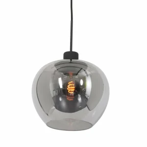Cheap Steinhauer Suspension Lotus, noir, 1 lampe, verre, métal