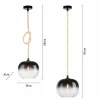 Best Sale Paul Neuhaus Suspension Luma en verre, à 1 lampe