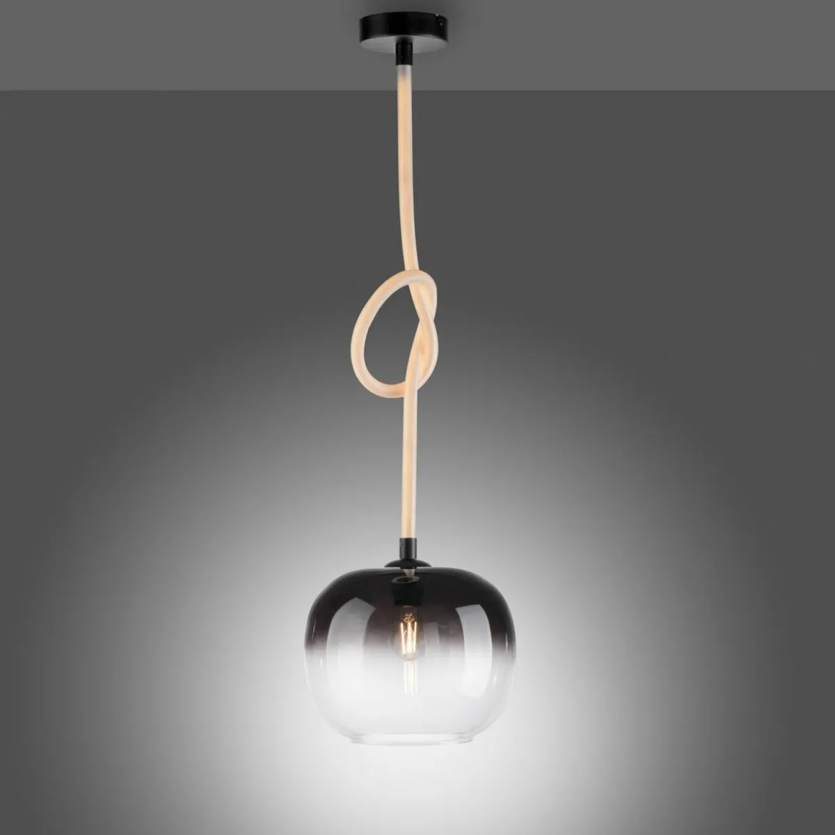 suspension_luma_en_verre___lampe_1.webp Best Sale Paul Neuhaus Suspension Luma en verre, à 1 lampe
