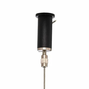 Sale Eko-Light Suspension Lungo, noire, longueur 124 cm