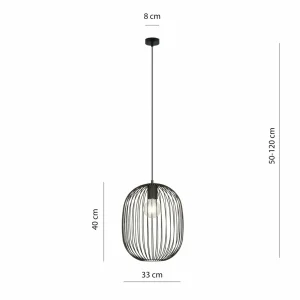 Clearance Euluna Suspension Maia, forme cage