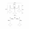 Online Opviq Suspension Manavgat N-546 à 3 lampes noir