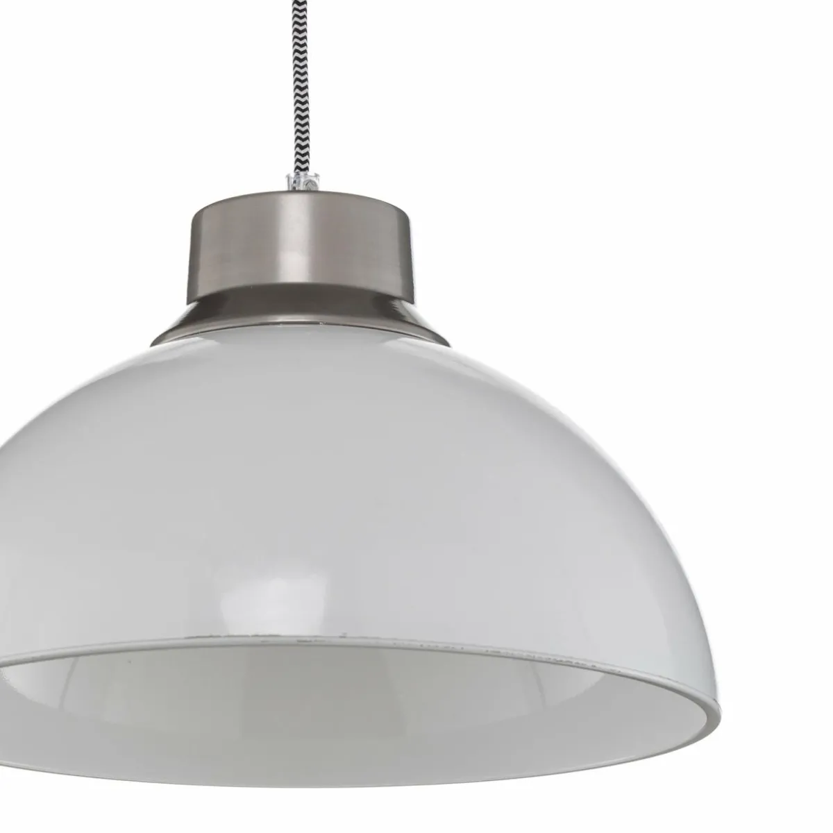 suspension_mara_argente_abatjour_blanc_opale_2.webp Store Lamkur Suspension Mara, argentée, abat-jour blanc opale