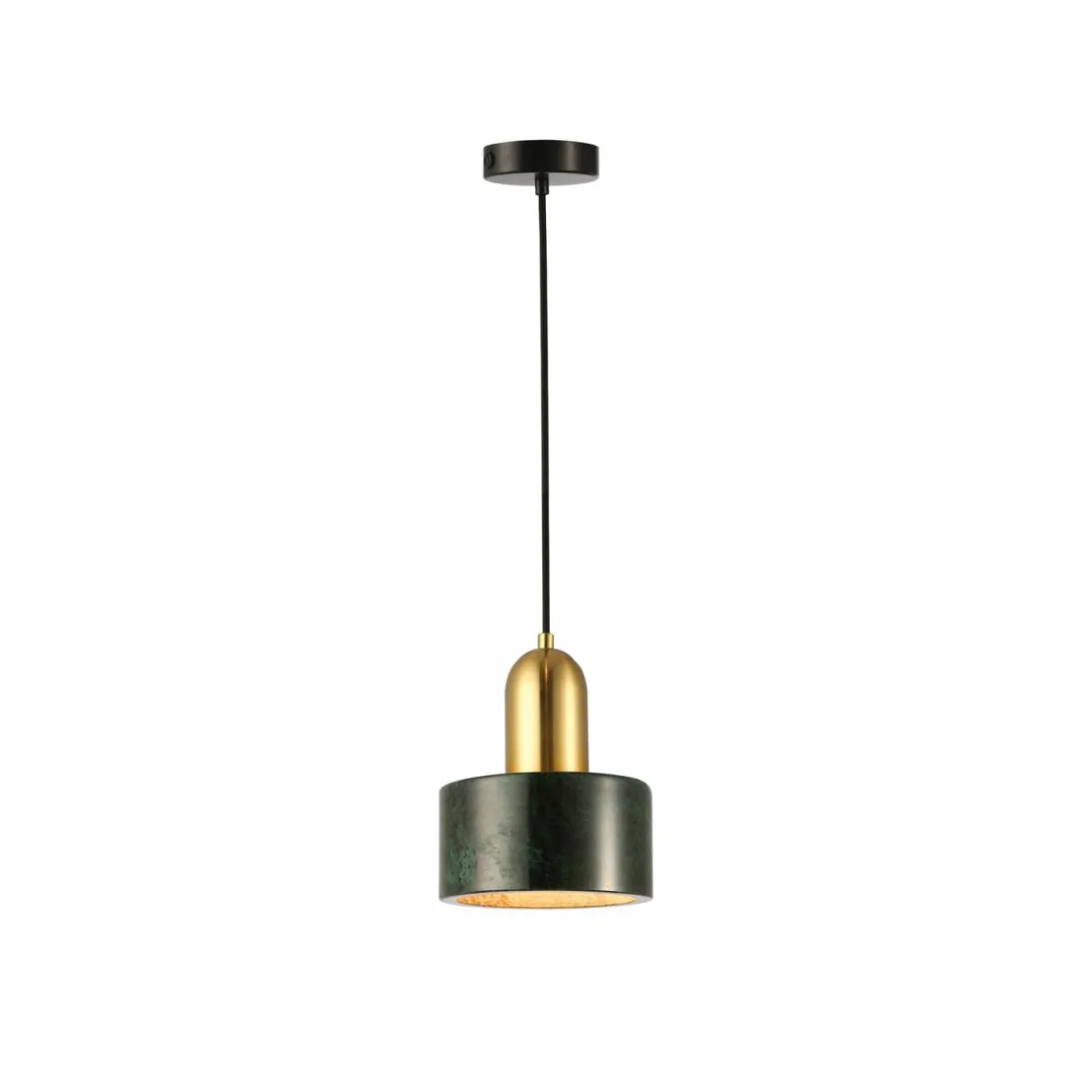 suspension_marble_abatjour_entier_vert_fonc_0.webp New Viokef Suspension Marble, abat-jour entier, vert foncé