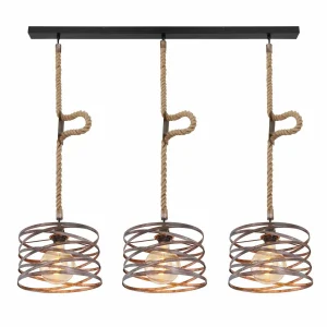 Cheap Globo Suspension Marco, à 3 lampe