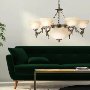 Cheap EGLO Suspension Marilla à 9 lampes
