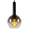 New Lucide Suspension Marius, noire, à 1 lampe