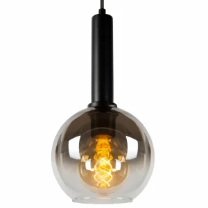 New Lucide Suspension Marius, noire, à 1 lampe