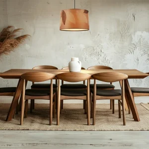 Online Briloner Suspension Mata, 1 lampe, marron, tissu, Ø 35 cm