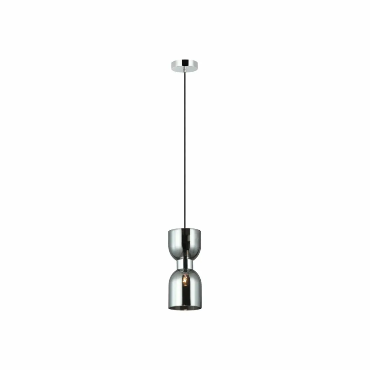 suspension_memory_verre_chromegris_fume_0.webp Shop Viokef Suspension Memory, verre, chrome/gris fumée