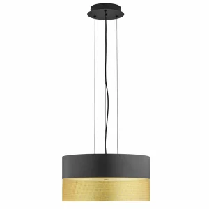 Store HELL Suspension Mesh E27 Ø 50 cm, noire/dorée