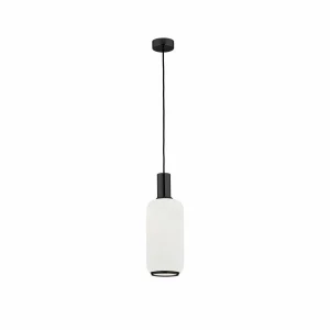 Online Euluna Suspension Milano, à une lampe, cylindre, blanche