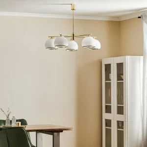 Store Argon Suspension Mina à 5 lampes, laiton