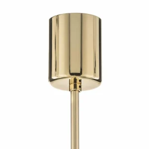 Store Argon Suspension Mina à 5 lampes, laiton