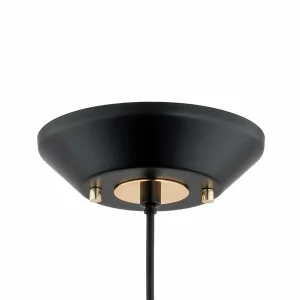 Fashion Alfa Suspension Mirave, noir / doré, Ø 39,5 cm, métal
