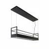 Outlet Lucide Suspension Miravelle avec rangement 6 lampes noir