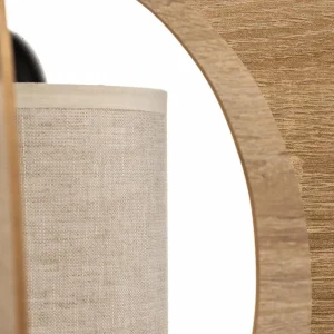 Fashion SIGMA Suspension Modern C M avec lamelles en bois Ø 50 cm