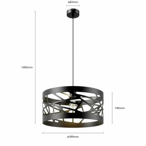 Best SIGMA Suspension Modul Frez Abat-jour modèle Ø39cm noir