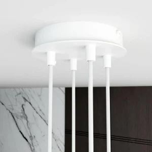 Best EMIBIG LIGHTING Suspension Modus 4, acier, à 4 lampes, GX 53, blanc
