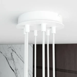 Sale EMIBIG LIGHTING Suspension Modus 6, acier, à 6 lampes, GX 53, blanc
