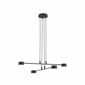 Online EMIBIG LIGHTING Suspension Modus 4, acier, à 4 lampes, GX 53, noir