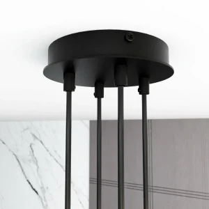 Online EMIBIG LIGHTING Suspension Modus 4, acier, à 4 lampes, GX 53, noir