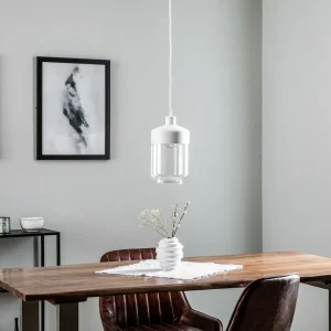 Cheap Solbika Lighting Suspension Monochrome Flash clair/blanc Ø 17cm