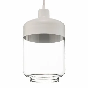 Cheap Solbika Lighting Suspension Monochrome Flash clair/blanc Ø 17cm