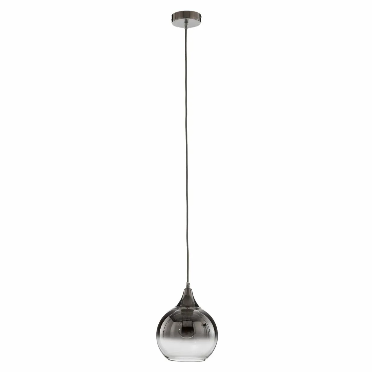 suspension_monte_en_verre___lampe_argente_1.webp Sale Eko-Light Suspension Monte en verre, à 1 lampe, argentée