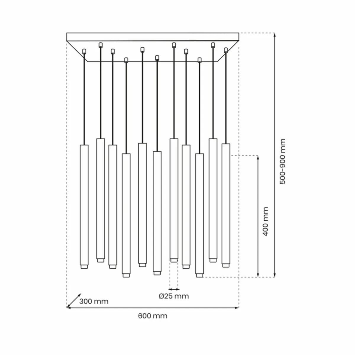 suspension_monza_noiredore__lampes_2.webp Cheap Eko-Light Suspension Monza, noire/dorée, à 11 lampes