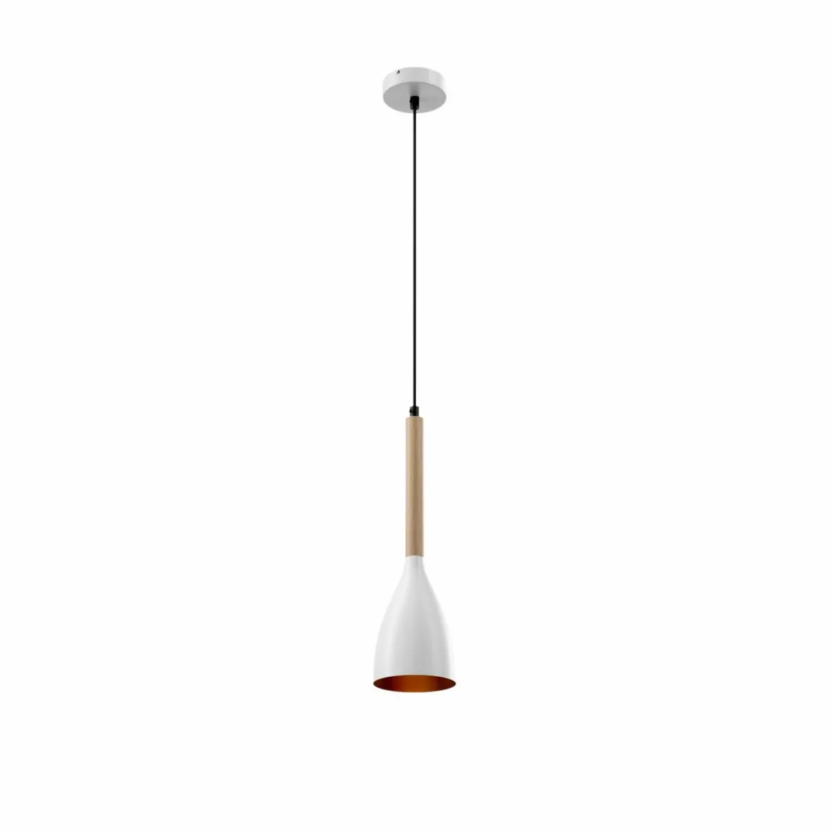 suspension_muza___lampe_blanchedore_3.webp Clearance Luminex Suspension Muza à 1 lampe, blanche/dorée